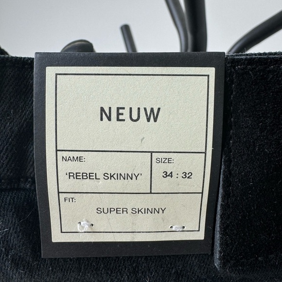 NEUW Rebel Skinny NWT | Rare | Black Skinny Jeans | Multiple Sizes - Picture 3 of 12